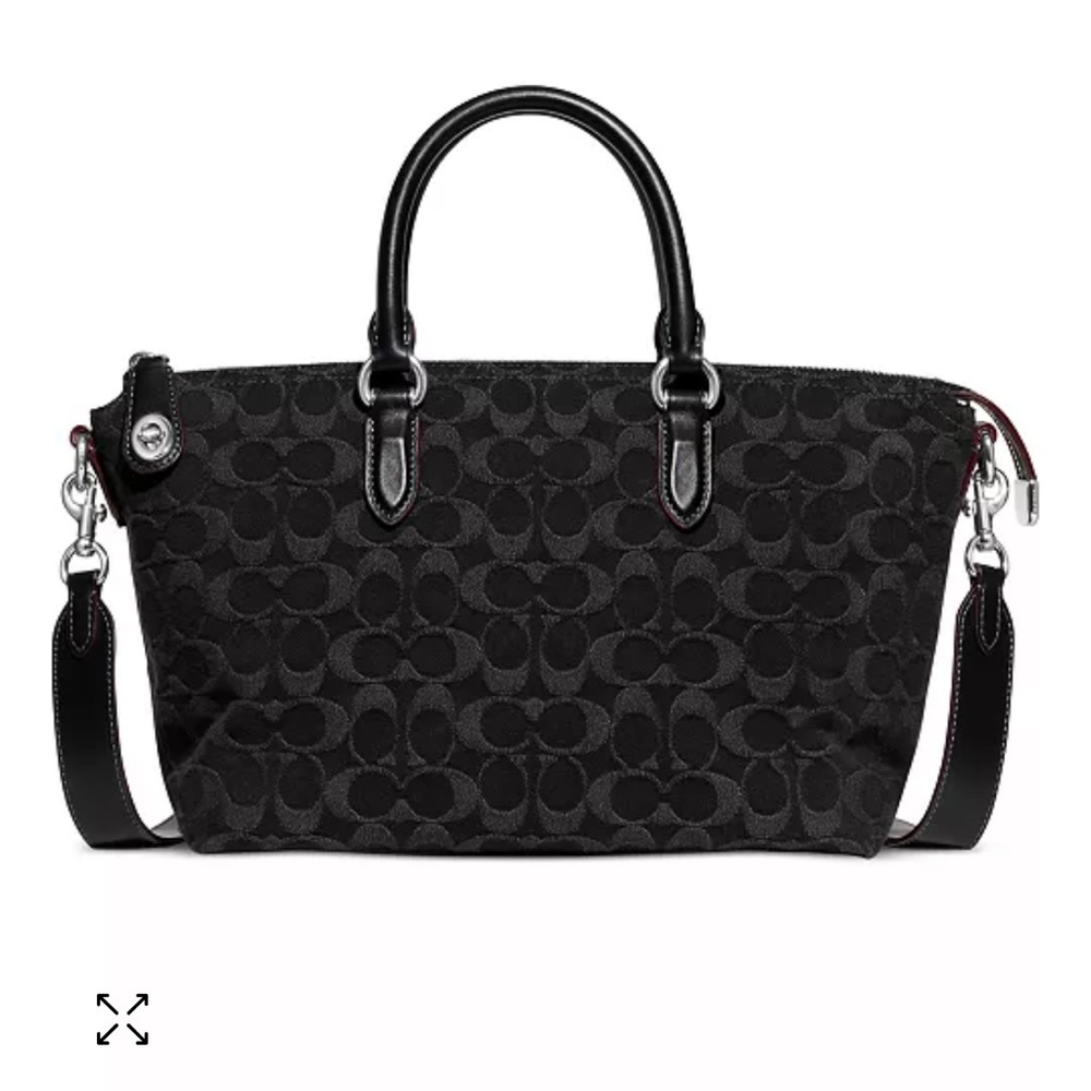 Coach Cara Denim Satchel / Coach Purse